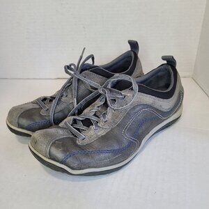 Merrell Lorelei Lace Castle Rock Shoes Womens Sz 7.5 Gray Blue J68762 Sneaker